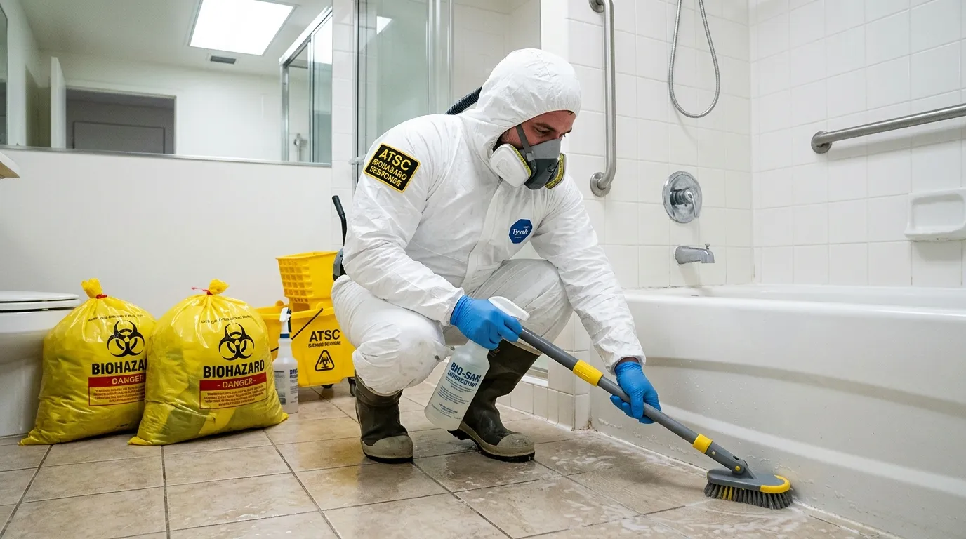 Decontamination equipment deployed for Blood Cleanup in Grand Prairie